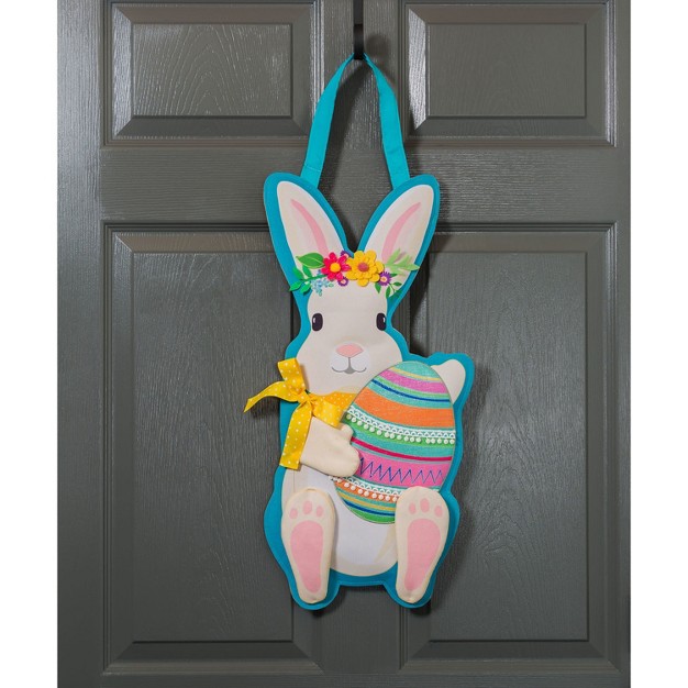 Evergreen Easter Bunny Door Decor