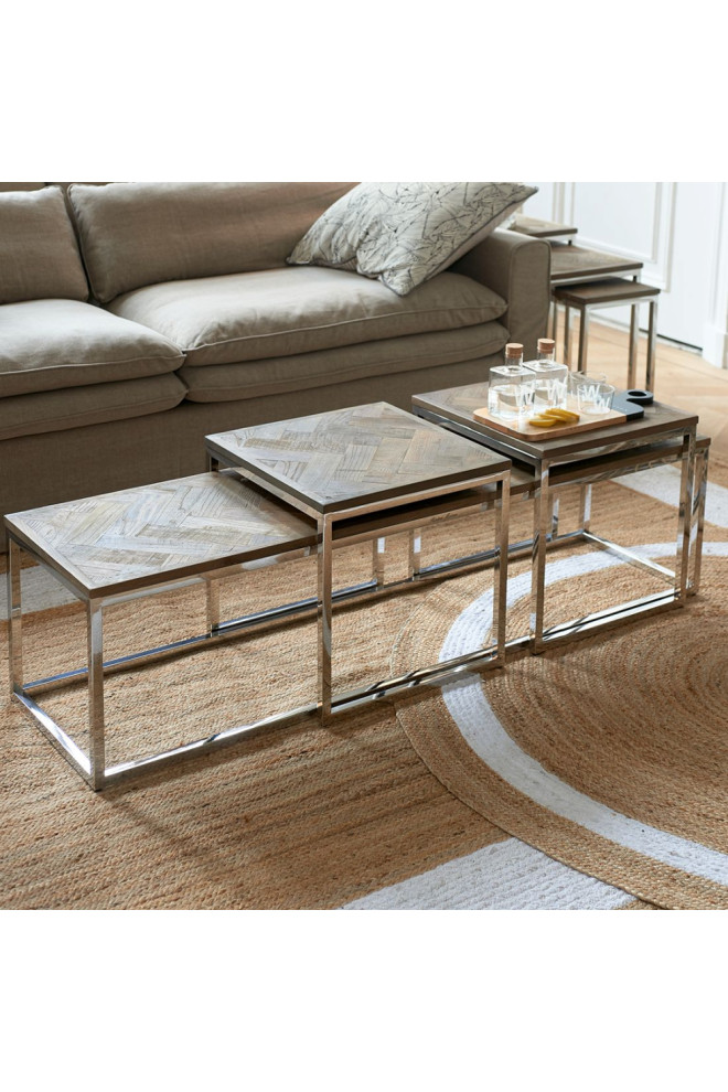 Elm Modular Coffee Tables (3)  Rivi√®ra Maison Bushwick   Contemporary   Coffee Table Sets   by Oroa   Distinctive Furniture  Houzz