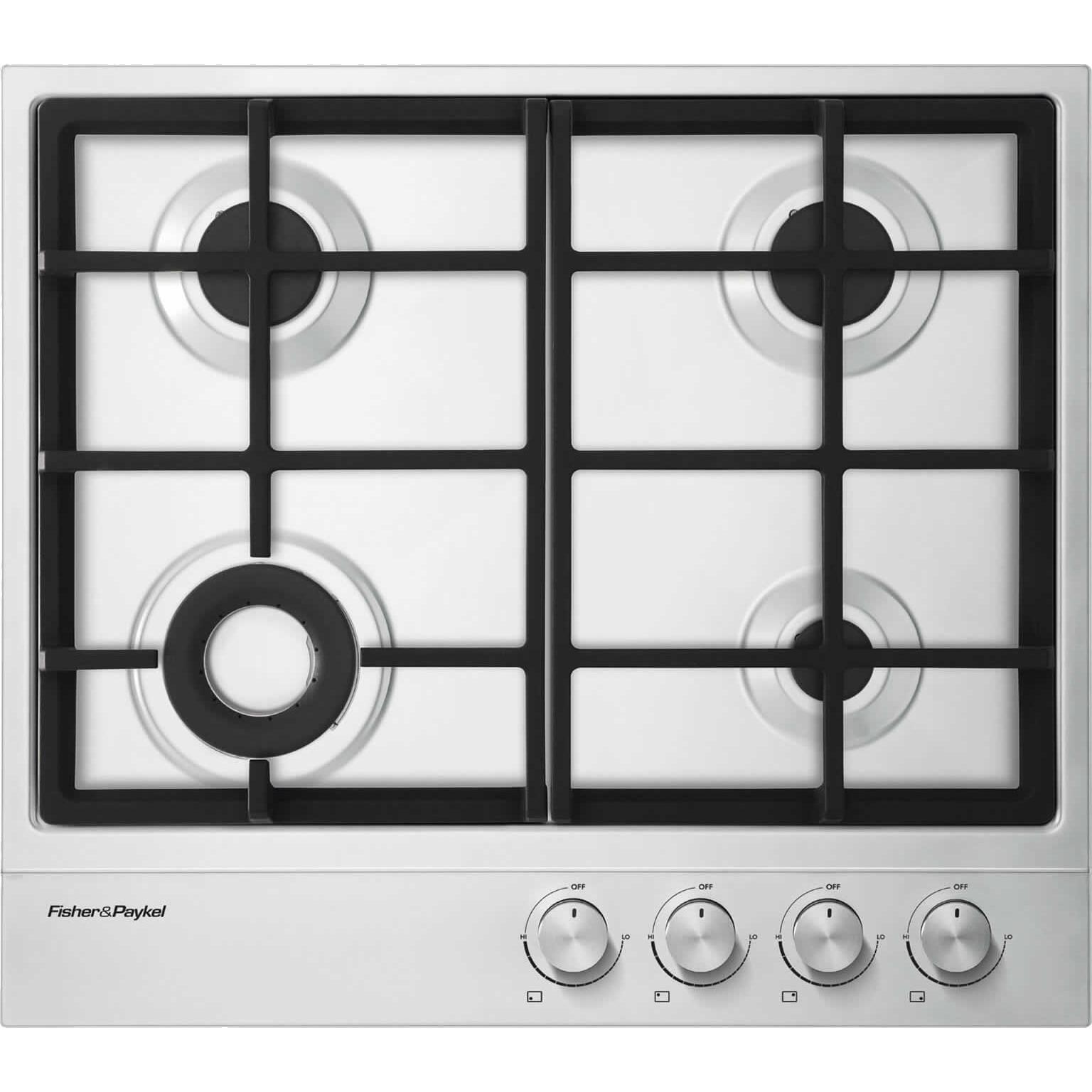 Fisher & Paykel 24-inch Built-In Gas Cooktop with Innovalve? Technology CG244DNGX1 N