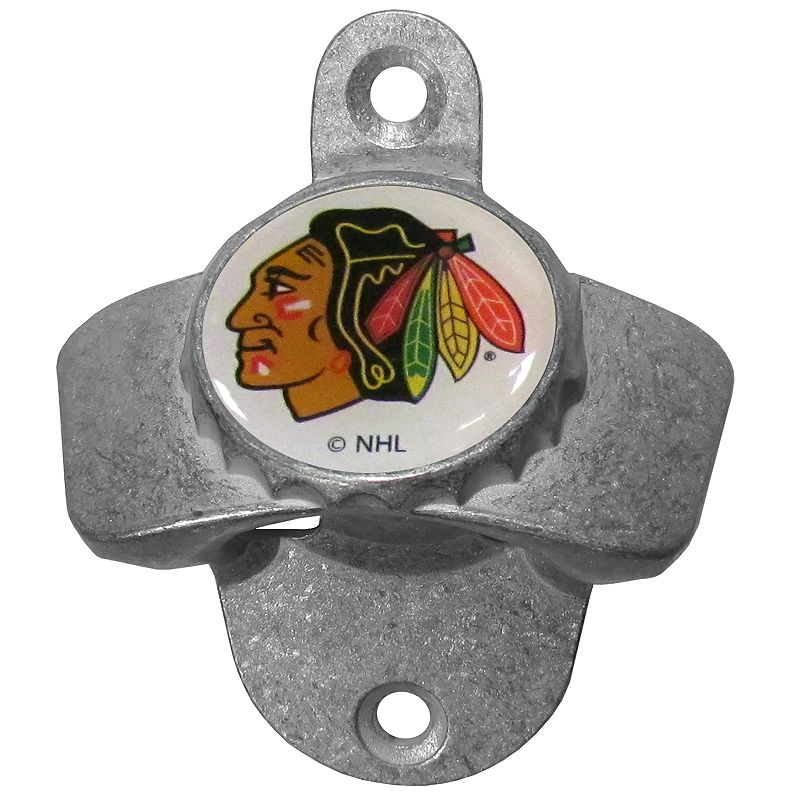 Chicago Blackhawks Wall-Mounted Bottle Opener