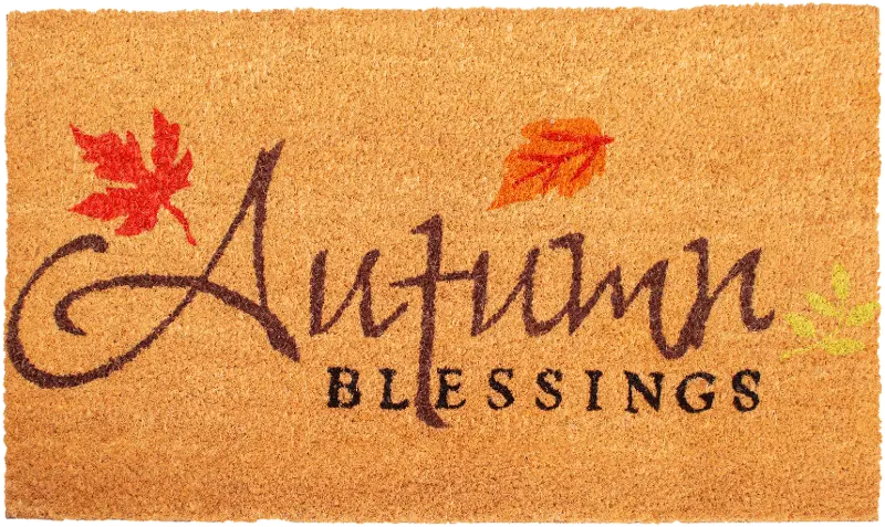 Autumn Blessings Doormat