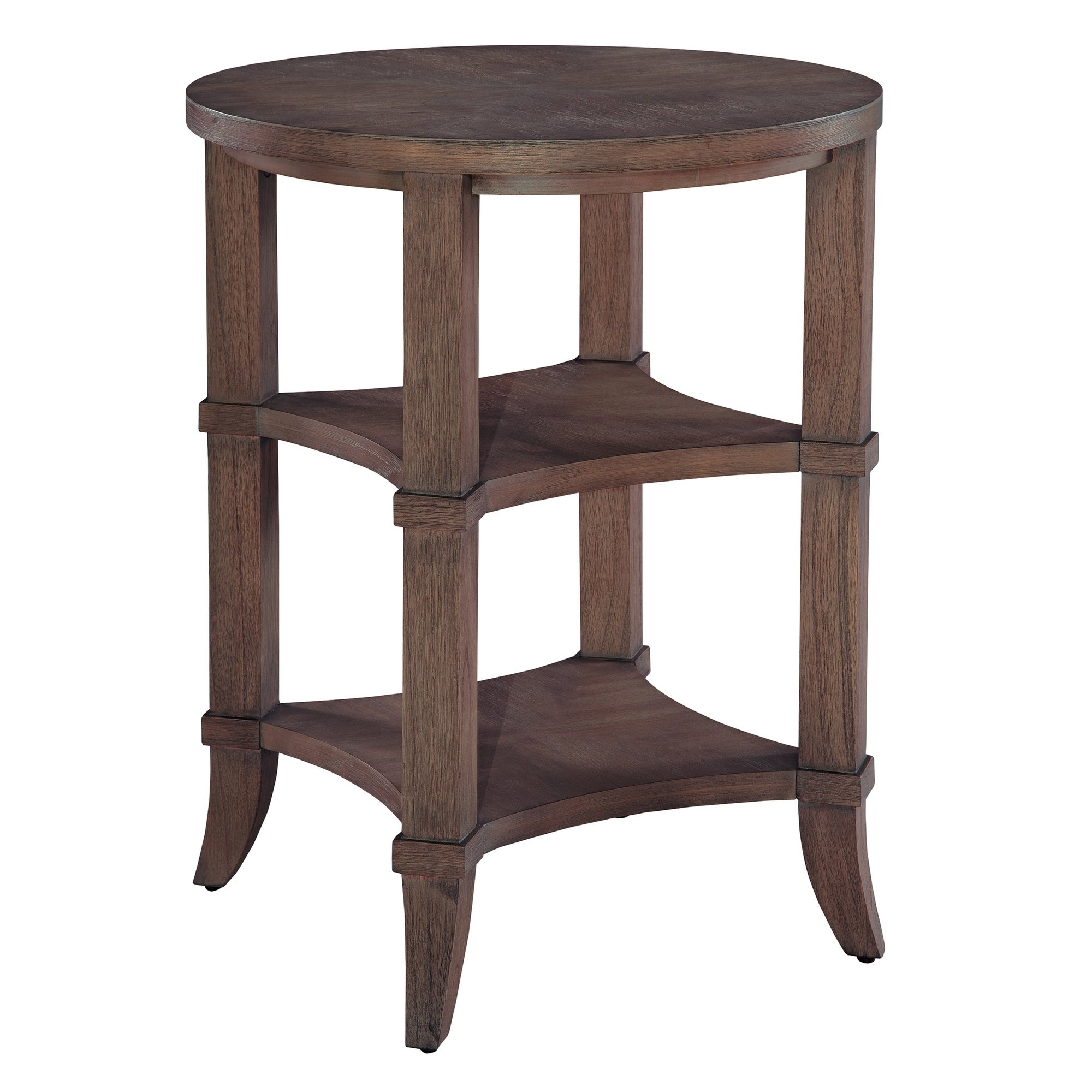 Round Solid Wood End Table - Urban Retreat