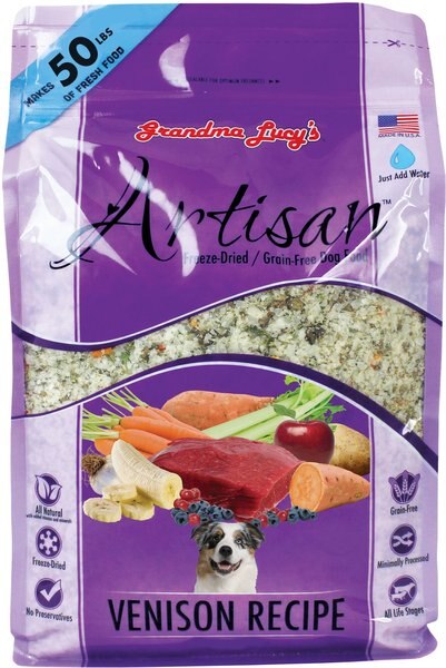 Grandma Lucy's Artisan Venison Grain-Free Freeze-Dried Dog Food