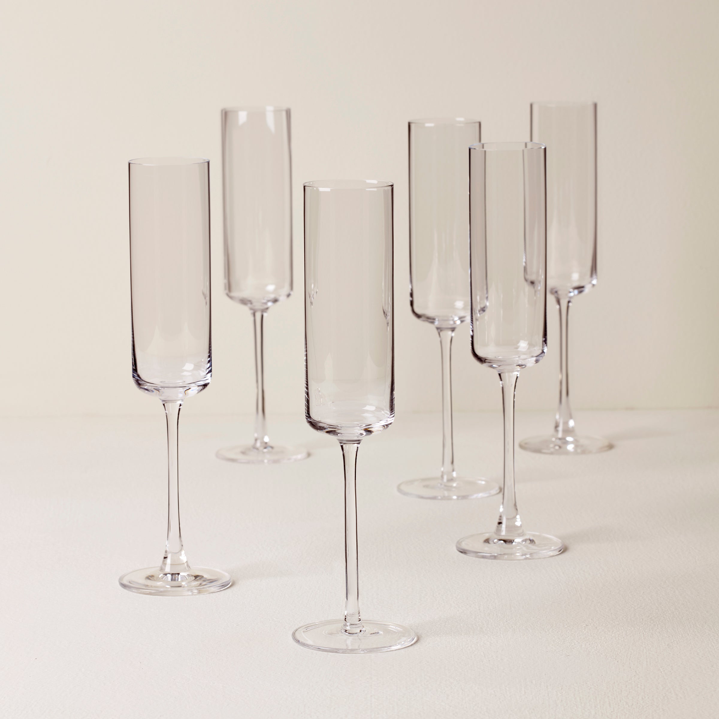 Tuscany Classics Straight Flutes, Set of 6