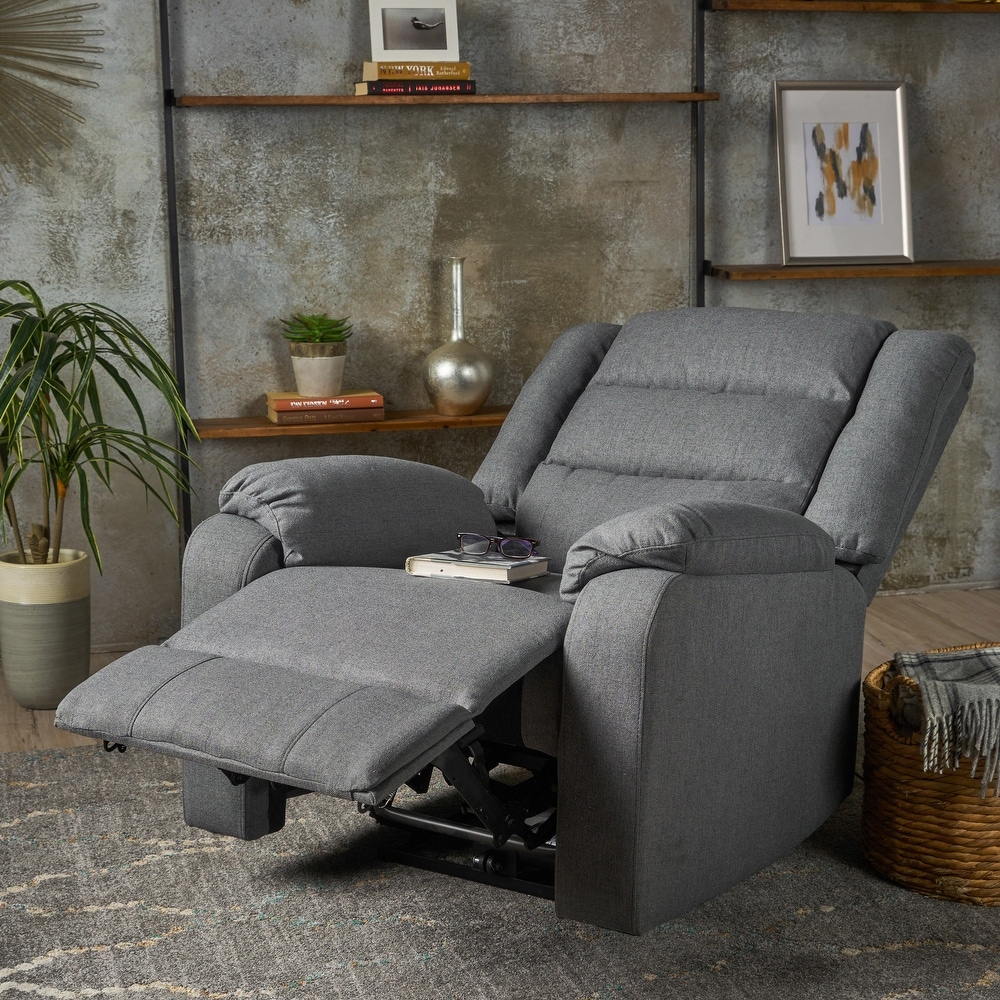 Adrianne Fabric Power Recliner Club Chair by Christopher Knight Home