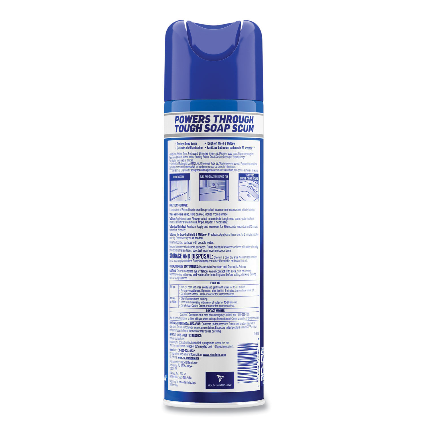 Power Foam Bathroom Cleaner by LYSOLandreg; Brand RAC02569