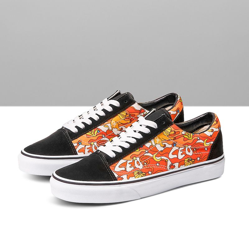 Customs Colorful Zodiac Leo Old Skool