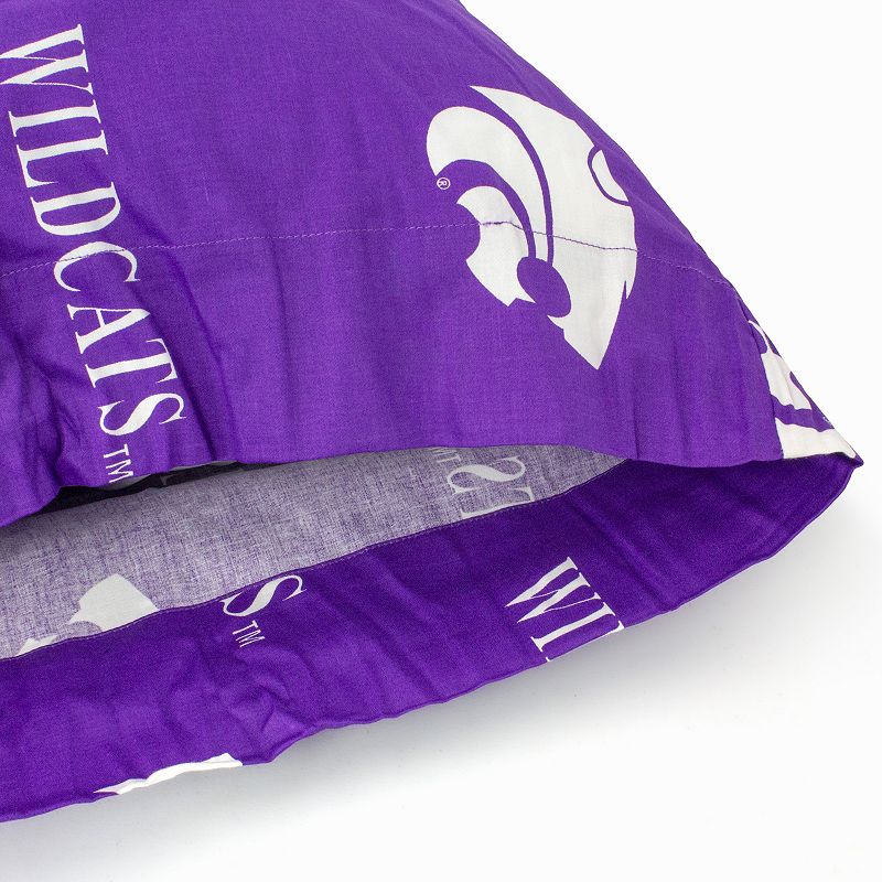 NCAA Kansas State Wildcats Set of 2 King Pillowcases