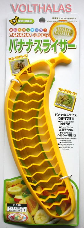 Japan Banana Slicer Split Fruit Salad Cutter chopper Kitchenware Utensil Snacks