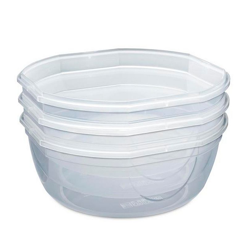 Sterilite Ultra Seal 8.10 Quart Plastic Food Storage Bowl Container， 2 Pack