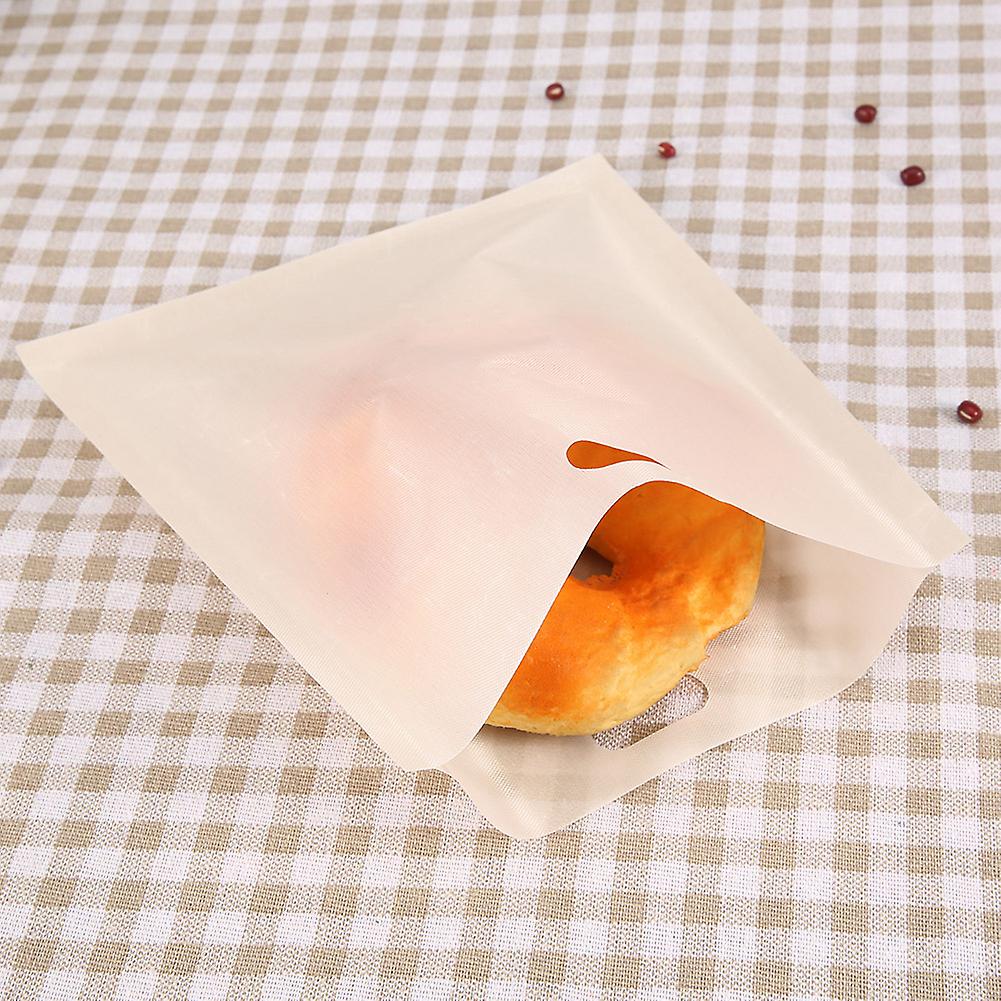 Reusable Non Stick Coated Fiberglass Microwave Heating Pastry Toaster Sandwich Bags (17*19cm)