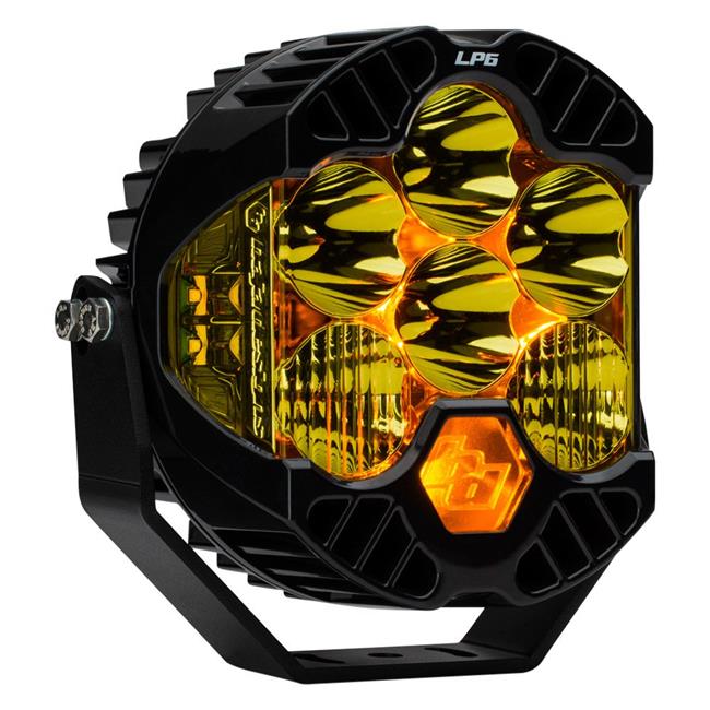 Baja Designs BAJ270013 LP6 Pro Round Driving and Combo Beam Amber LED Light