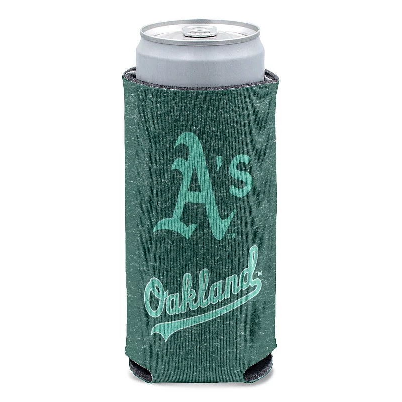 WinCraft Oakland Athletics 12oz. Team Logo Slim Can Cooler