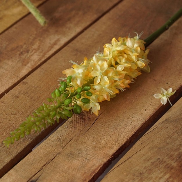 Yellow Foxtail Artificial Floral Spring Crafting Stem