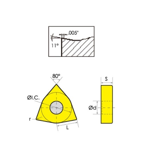 ABS Import Tools WCMX040208R 53 COATED CARBIDE DRI...