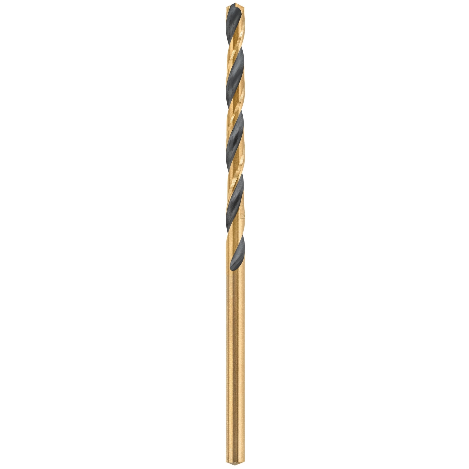 DW Black \u0026 Gold 1/8 in. X 2.75 in. L High Speed Steel Split Point Drill Bit 2 pc