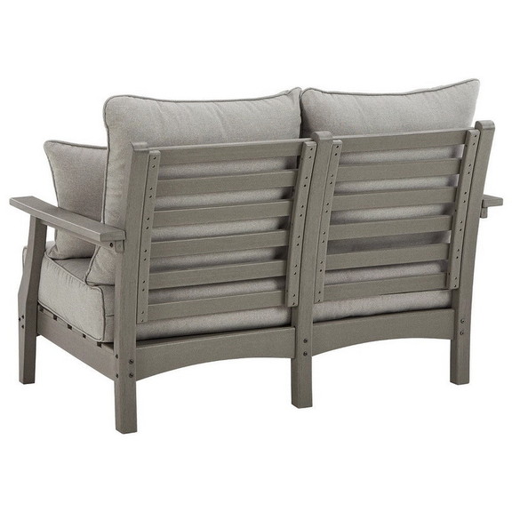 Benjara BM248129 Outdoor Loveseat with Weather Res...