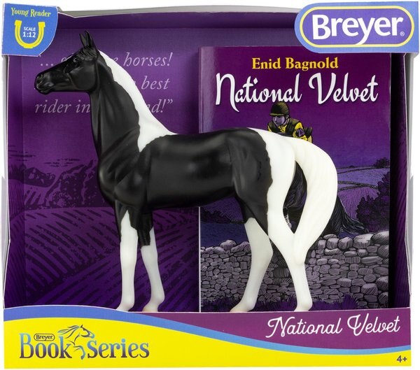 Breyer Horses Freedom Series National Velvet Horse and Book Set Collectible