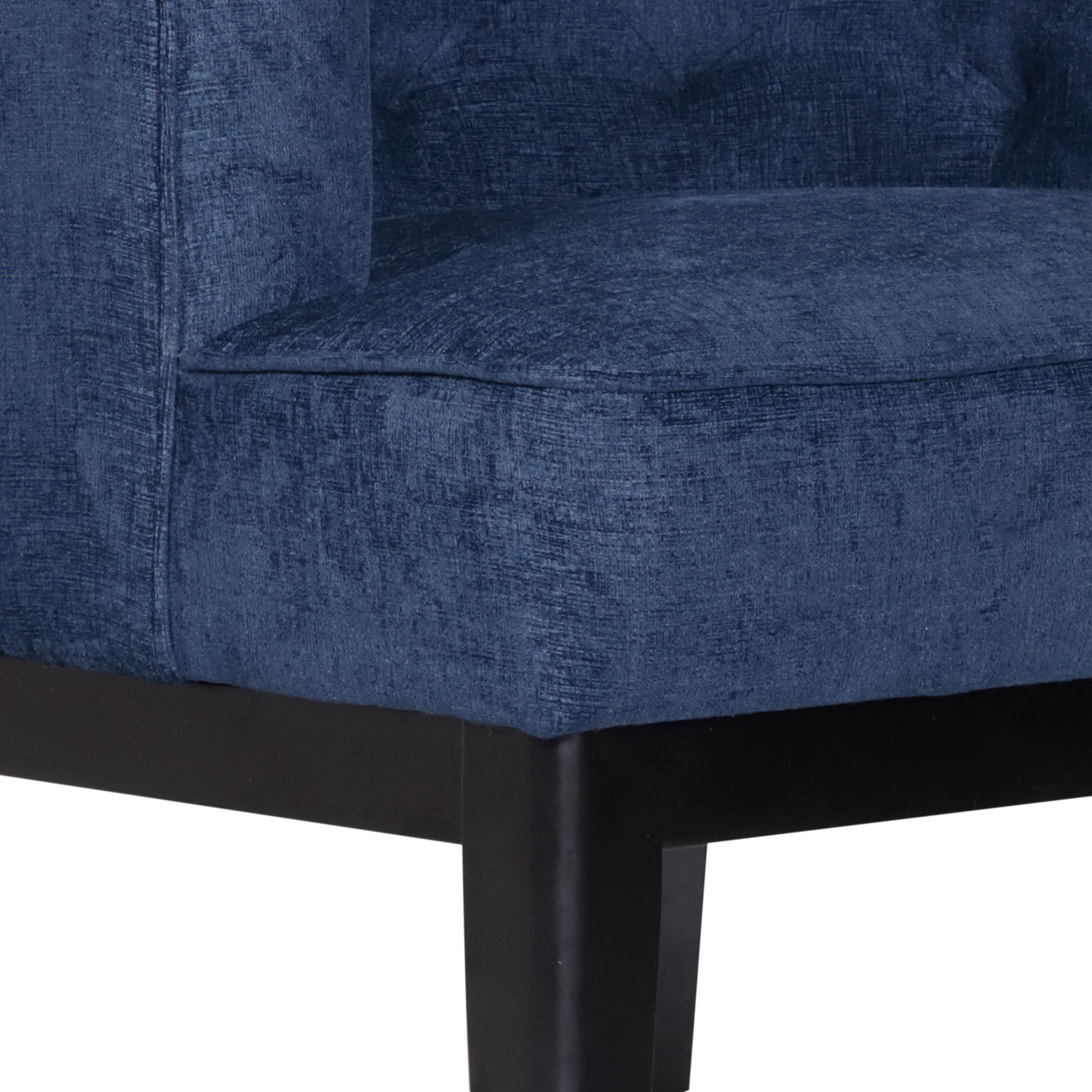 Evans Contemporary Fabric Tufted Accent Chair