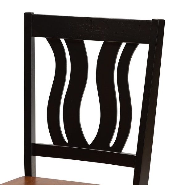 Fenton Mid-Century Modern 2-Piece Dining Chair Set