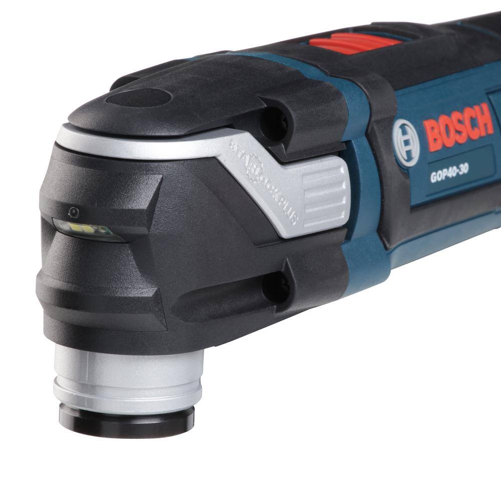 Bosch 4 Amp Corded StarlockPlus Oscillating Multi-Tool Kit (32-Piece) GOP40-30B