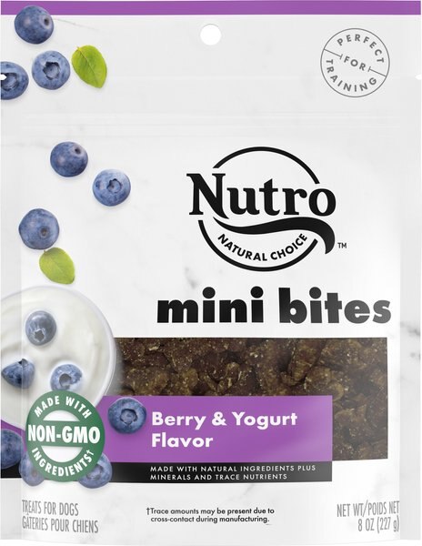 Nutro Mini Bites Berry and Yogurt Flavor Dog Treats