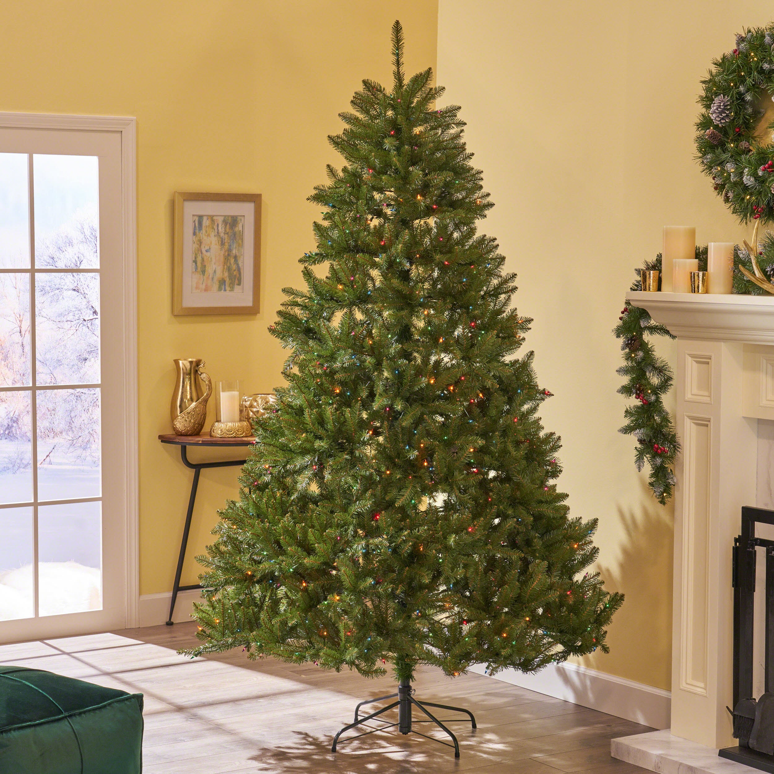 7.5-foot Fraser Fir Hinged Artificial Christmas Tree