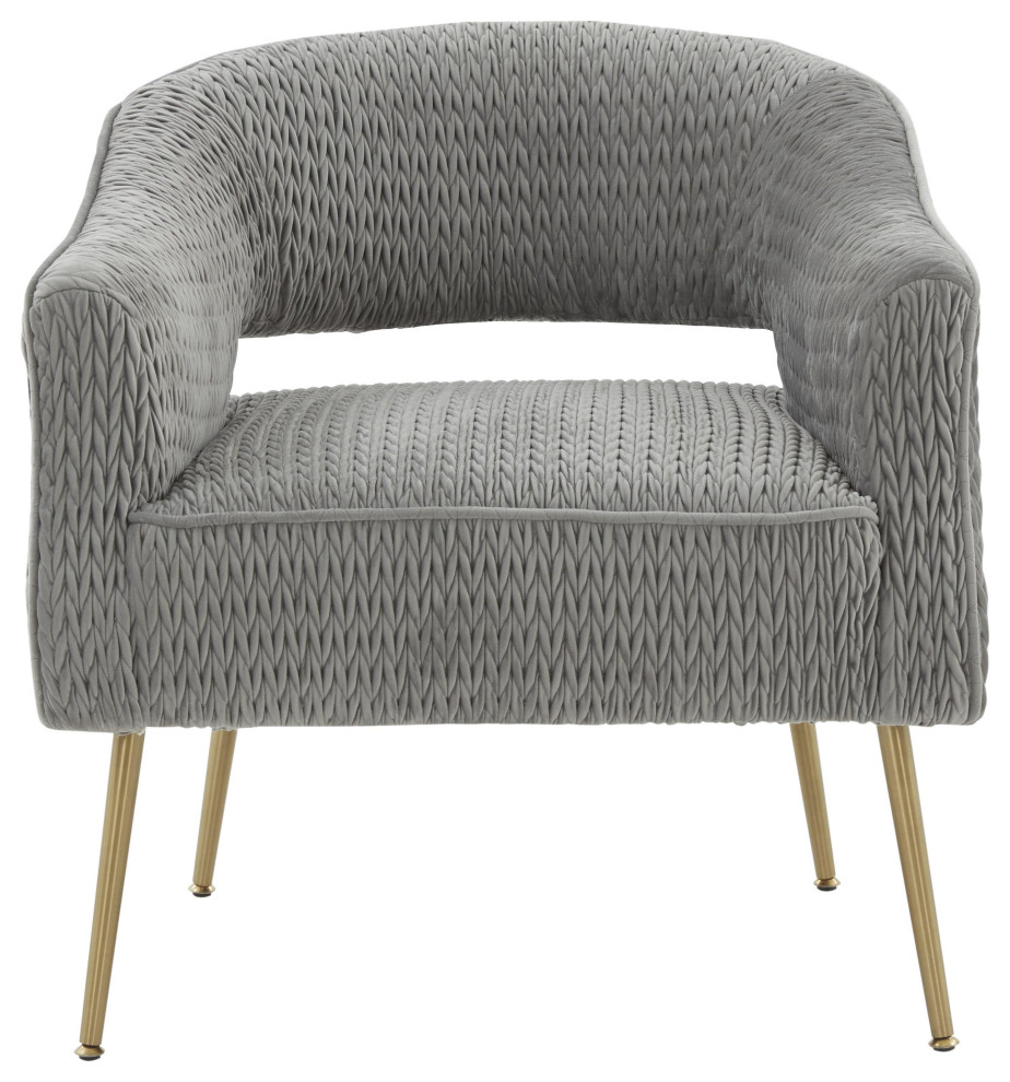 Diana Accent Chair by Inpsire Me Home Decor   Midcentury   Armchairs And Accent Chairs   by TOV Furniture  Houzz