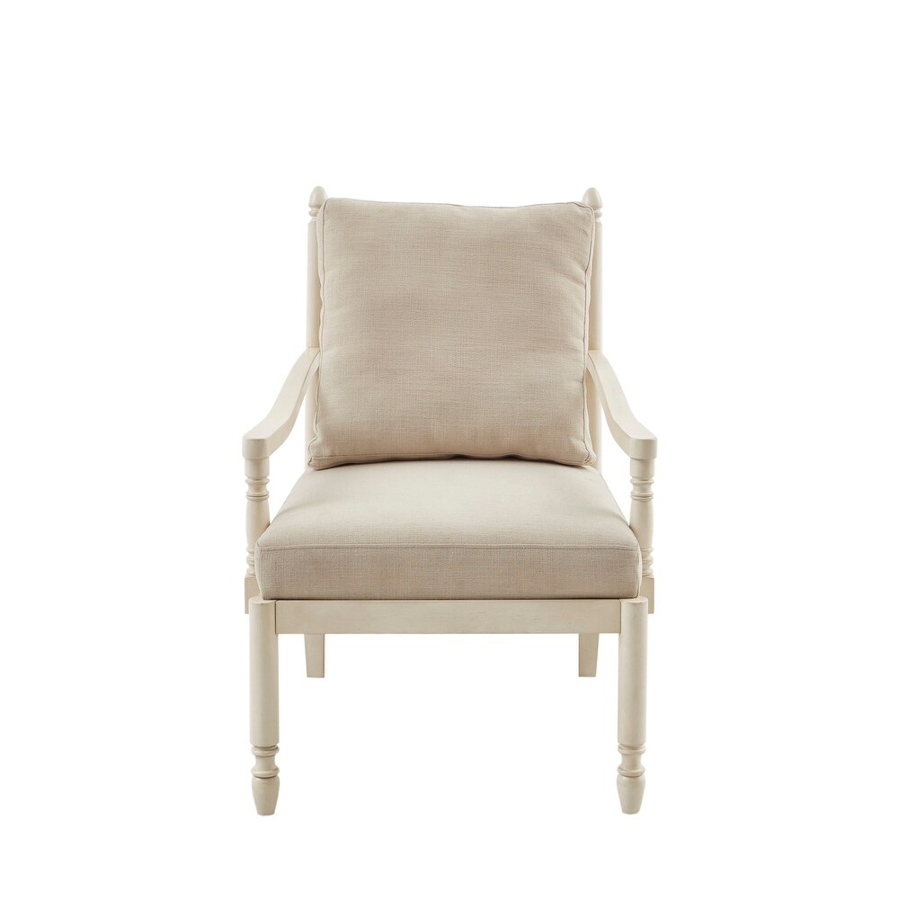 Braxton Cream Accent Chair by Martha Stewart