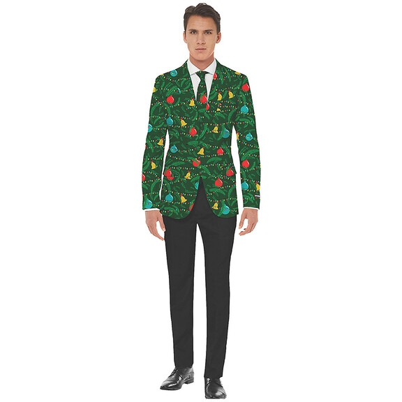 Morris Costumes Men's Green Christmas Jacket  amp...