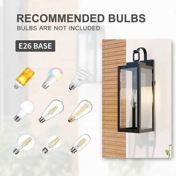 2-Pack 1-Light Outdoor Wall Sconce