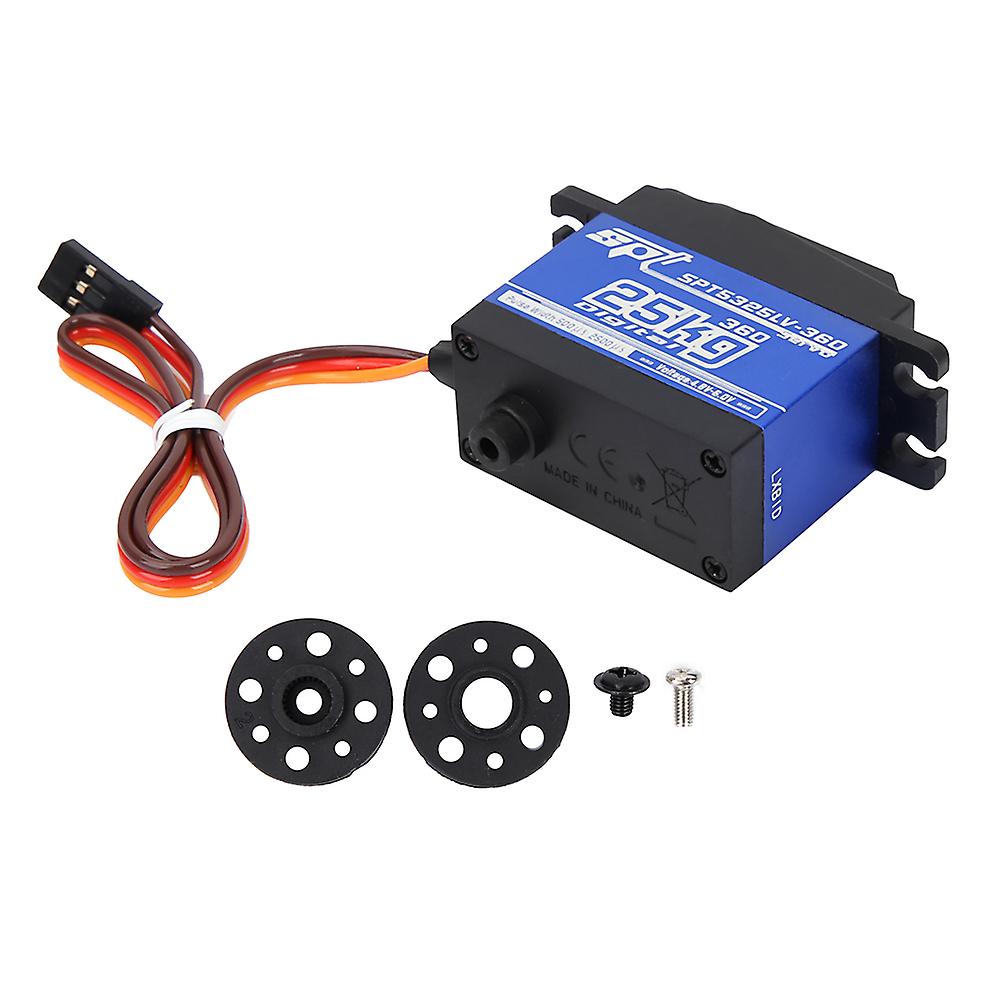 1500s/ 330hz 360 Continuous Rotation Spt5525lv-360 25kg Digital Servo Rc Robot