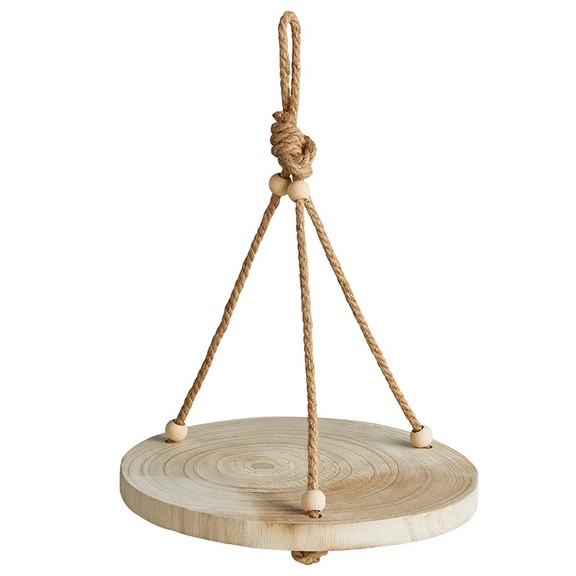 47th   Main CMR077 Round Wooden Hanging Tray