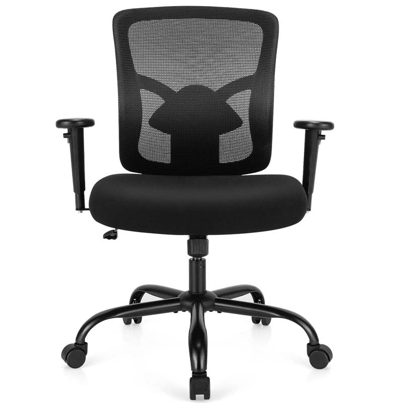 400 LBS Mesh Big & Tall Office Chair Ergonomic Executive Chair Rolling Swivel Computer Task Chair