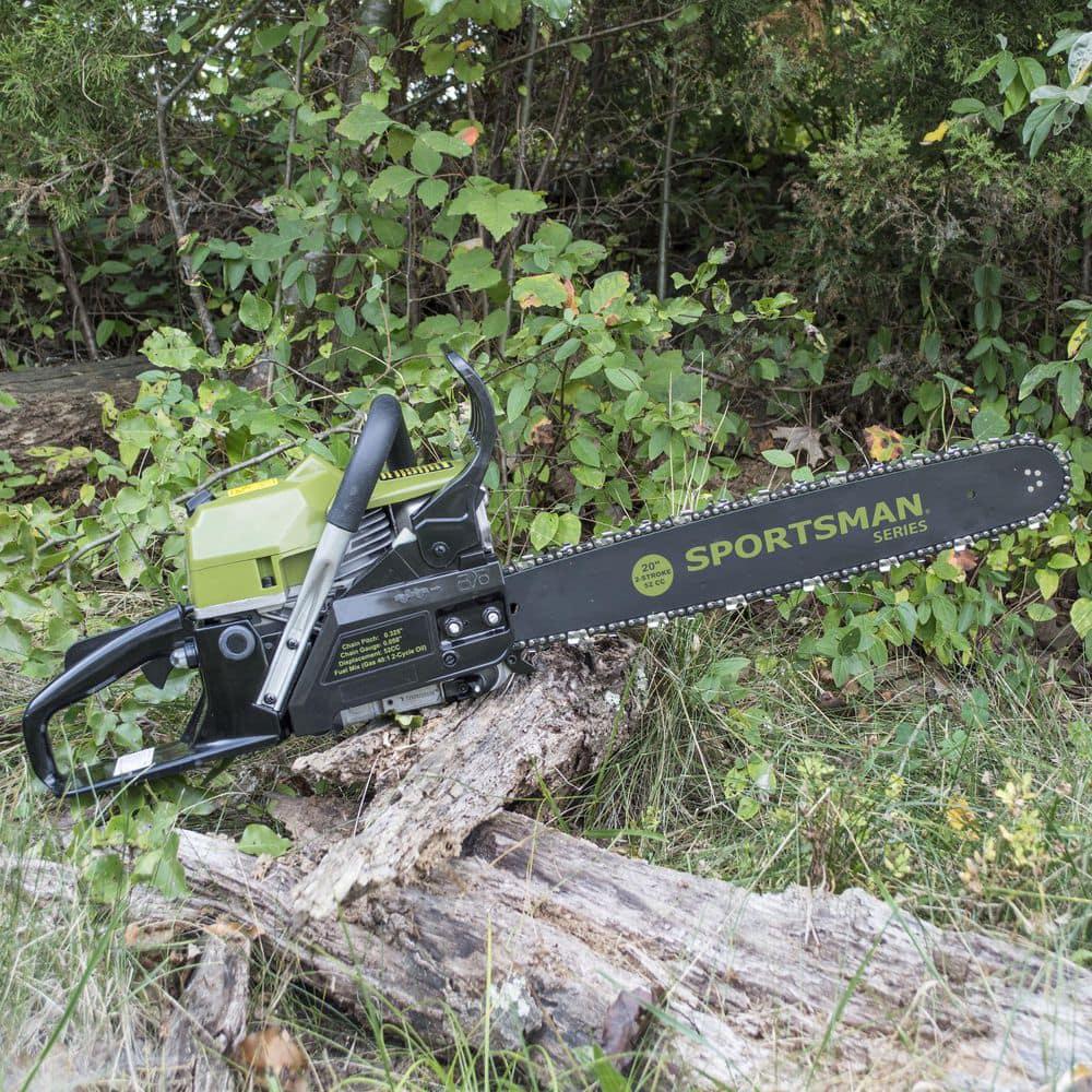 Sportsman 20 in 52 cc 2Stroke Rear Handle Gas Chainsaw