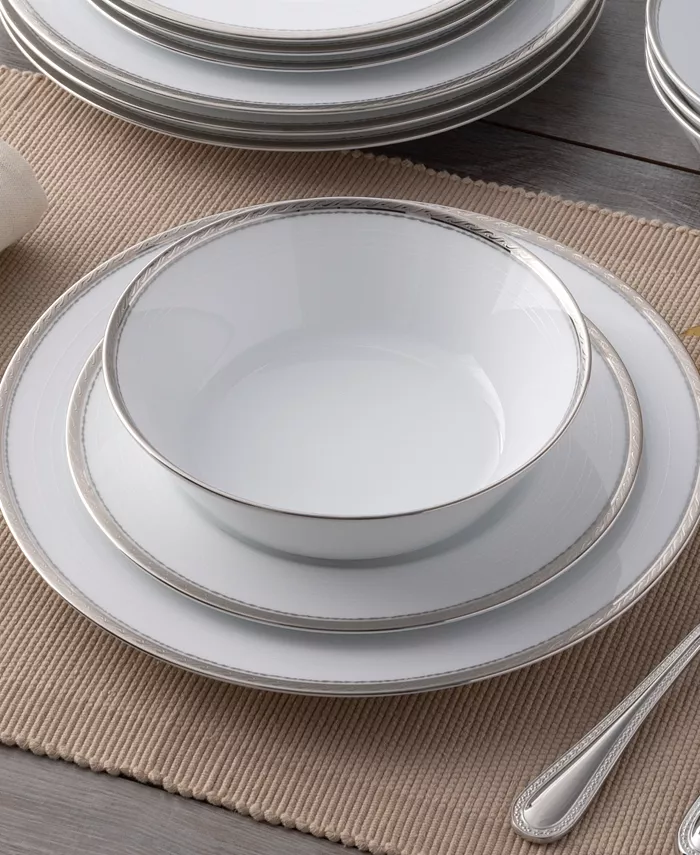 Noritake Whiteridge Platinum Set Of 4 Soup Bowls 7 20 Oz.