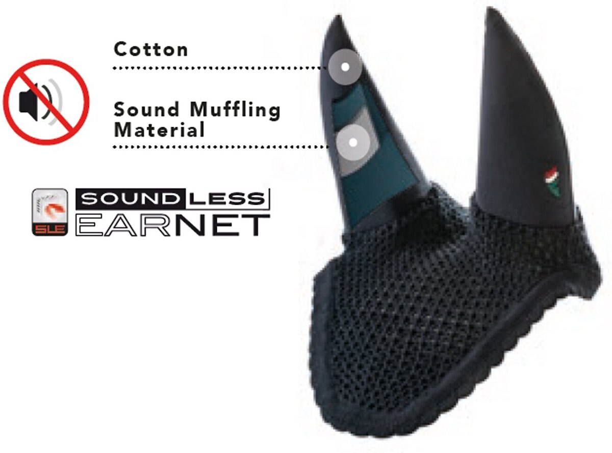 Equiline Gerald Soundproof Horse Ear Bonnet