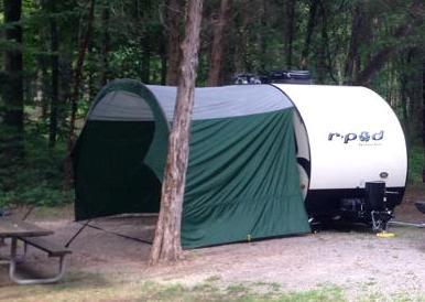 PahaQue R-Pod Teardrop Shelter Side Awning Fits all R POD Models