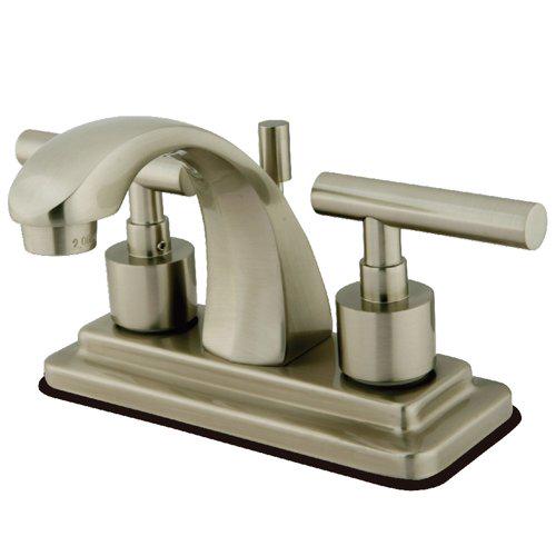 Kingston Brass KS4642CML 4 in. Centerset Bathroom Faucet， Polished Brass