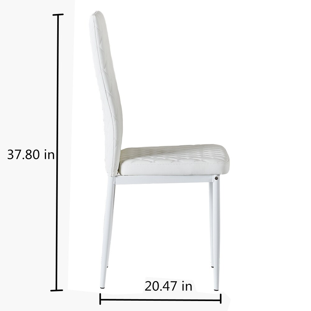 Modern Dining Chair Set of 4   N/A