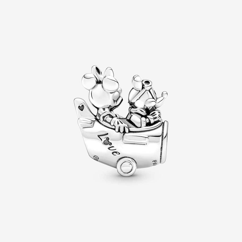 PANDORA  Disney Mickey Mouse & Minnie Mouse Airplane Charm