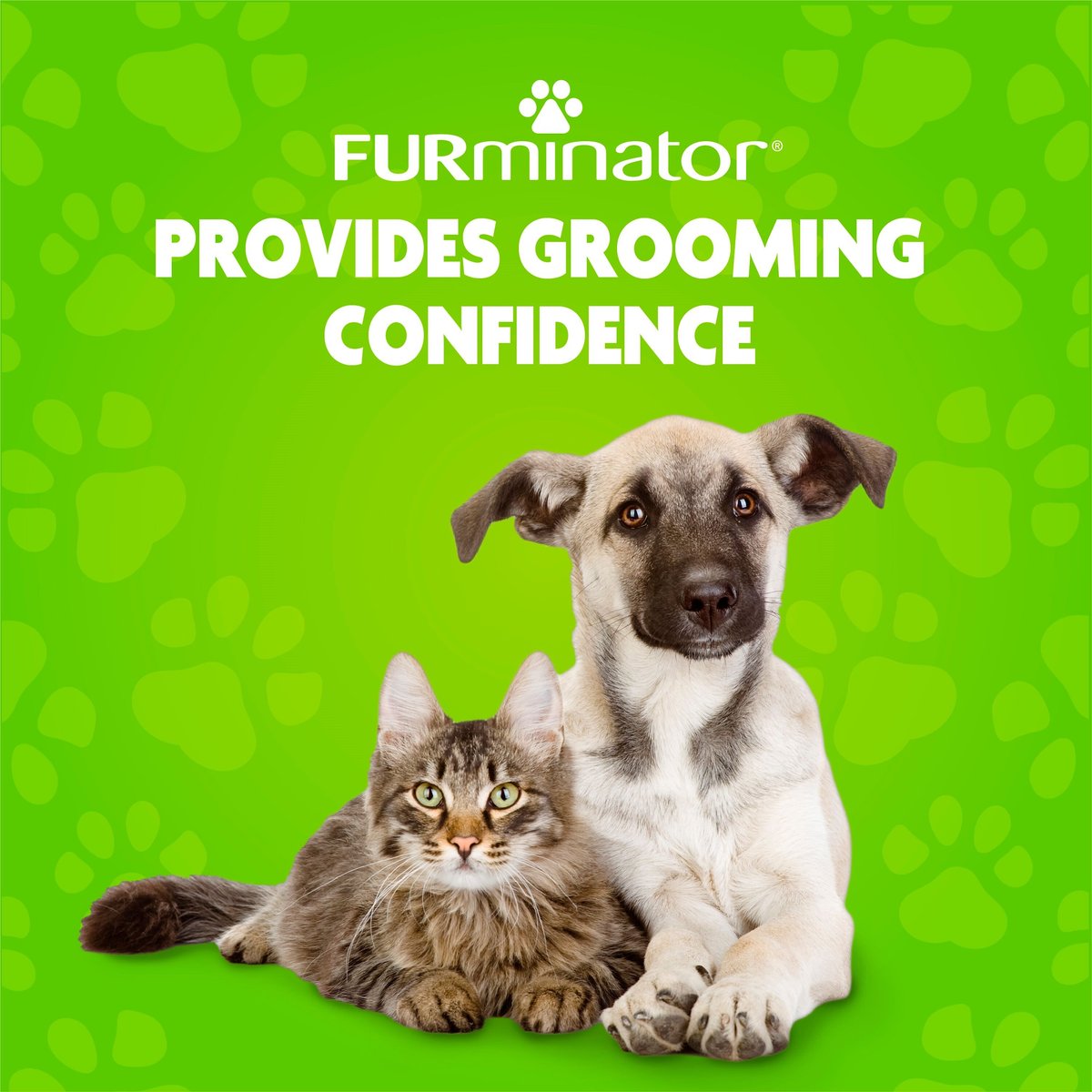 FURminator Ultimate Hair Reduction Dog and Cat Brush