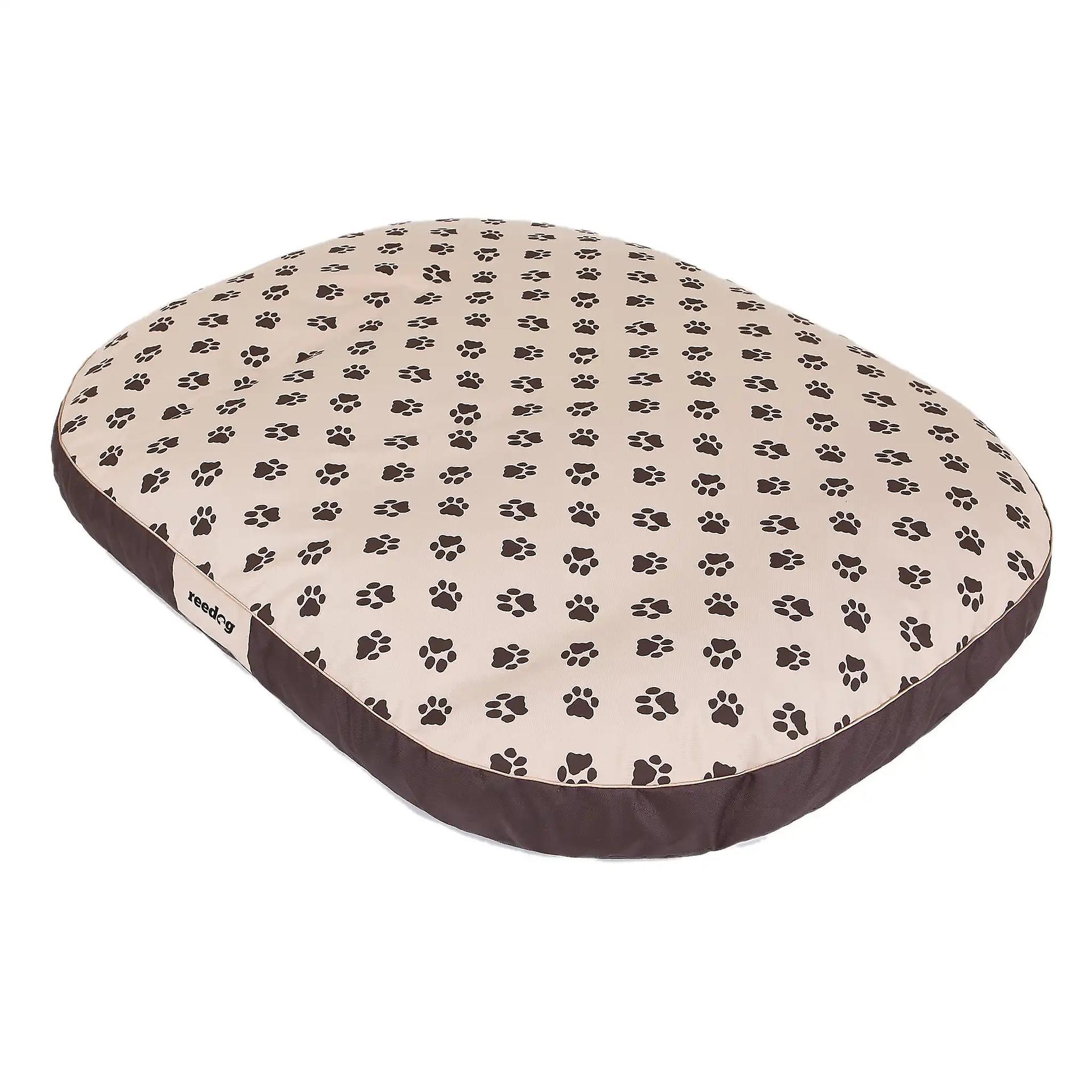 Round Light Paw Dog Bed