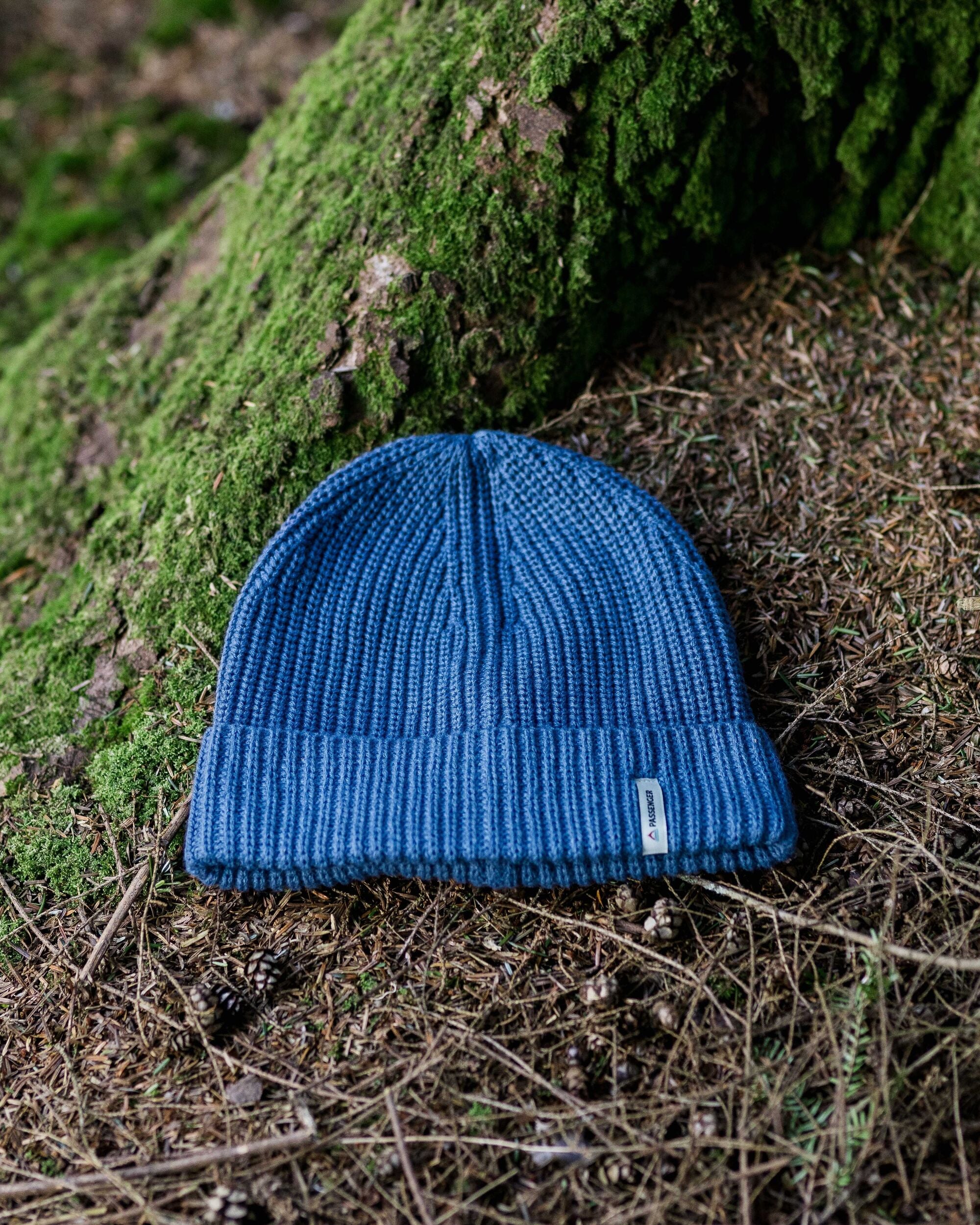 Compass Recycled Beanie - Moonlight Blue