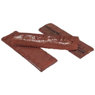 Z-BRICK 8 in. x 2.25 in. x 0.44 in. Concrete Burnt Sienna Thin Brick Veneer ZC025205