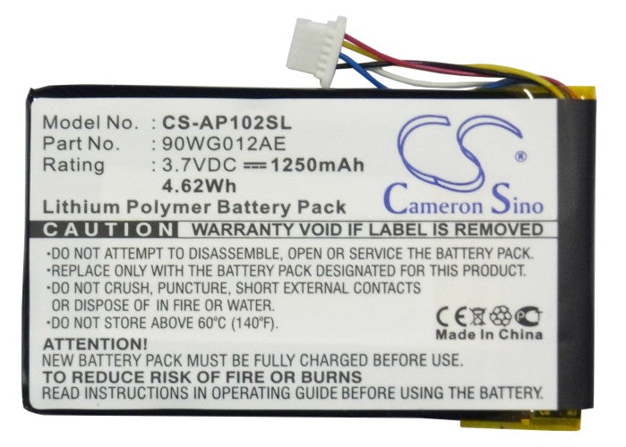 Asus 90WG012AE1155L1 S102 S102 Multimedia Navigato Replacement Battery BatteryClerkcom GPS