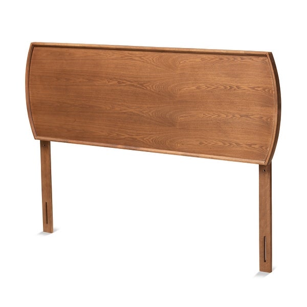 Laurien Mid-Century Ash Walnut Finished Wood Headboard - - 32969790