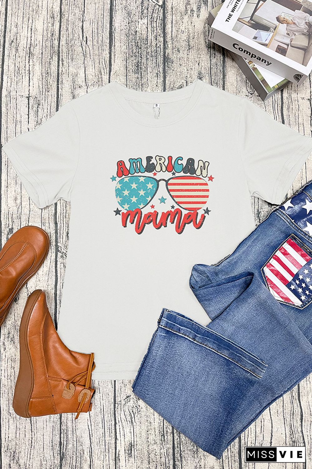 American mama Graphic Tee Wholesale