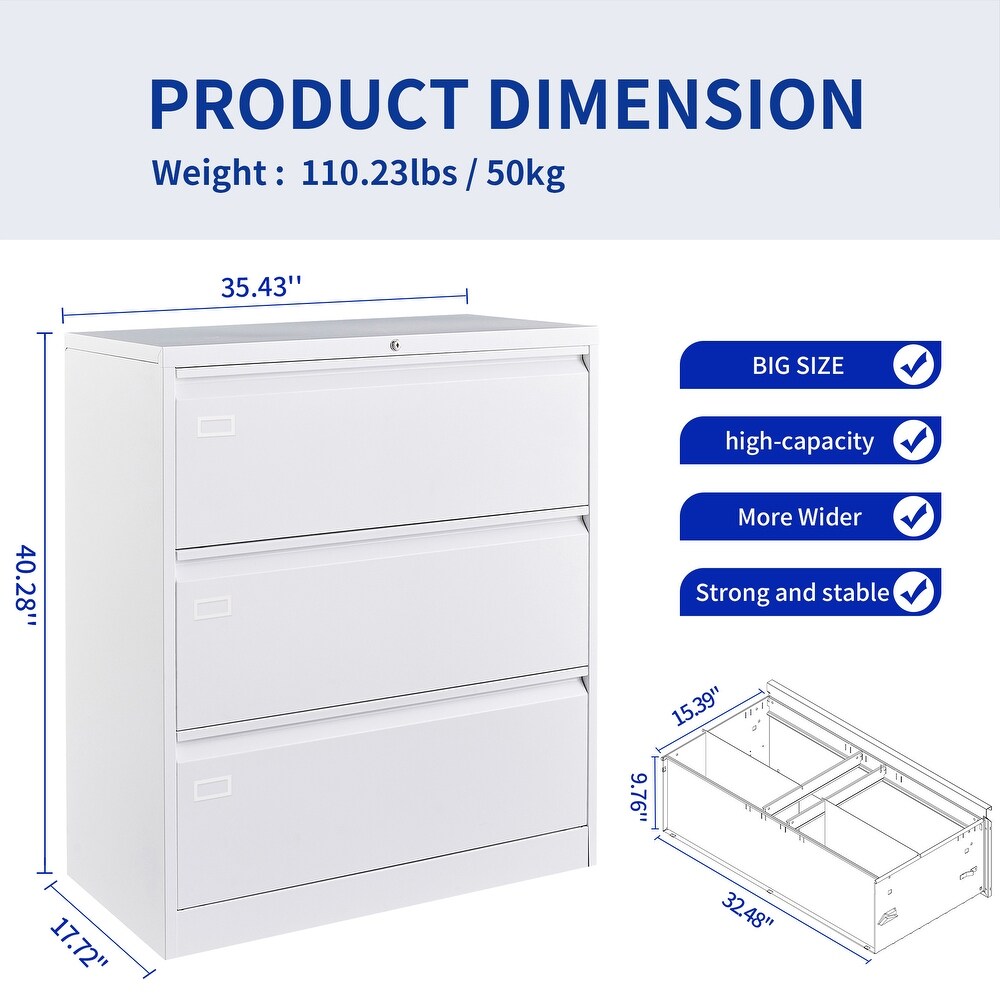 3 Drawer Filing Cabinet