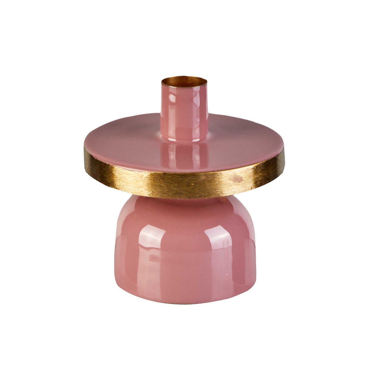 Karaca Glore Candlestick 10X10Cm Powder Pink 153.20.01.0242